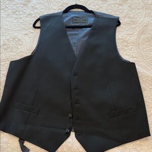 Jos A. Banks Reserve Men’s Dark Navy Blue Dress Vest XL / Formal Waistcoat